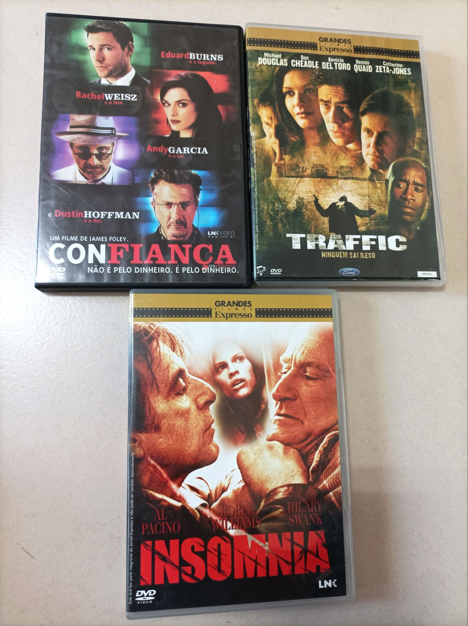 Lote de 9 DVDs originais - (Filmes de Ação / Comédia)