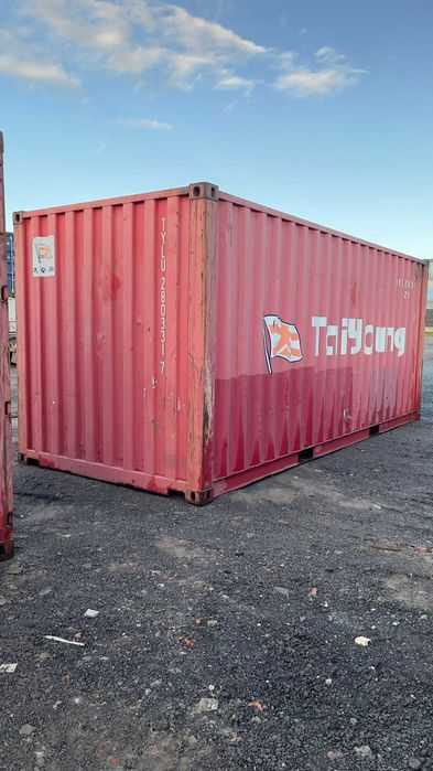 Kontener morski 20dv 6 metrowy blaszak garaż używany dobry stan