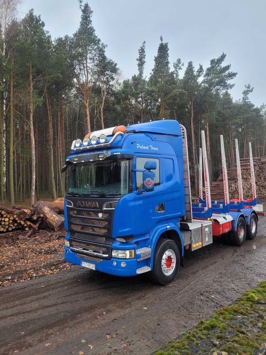 Scania R500 6x4 do drewna