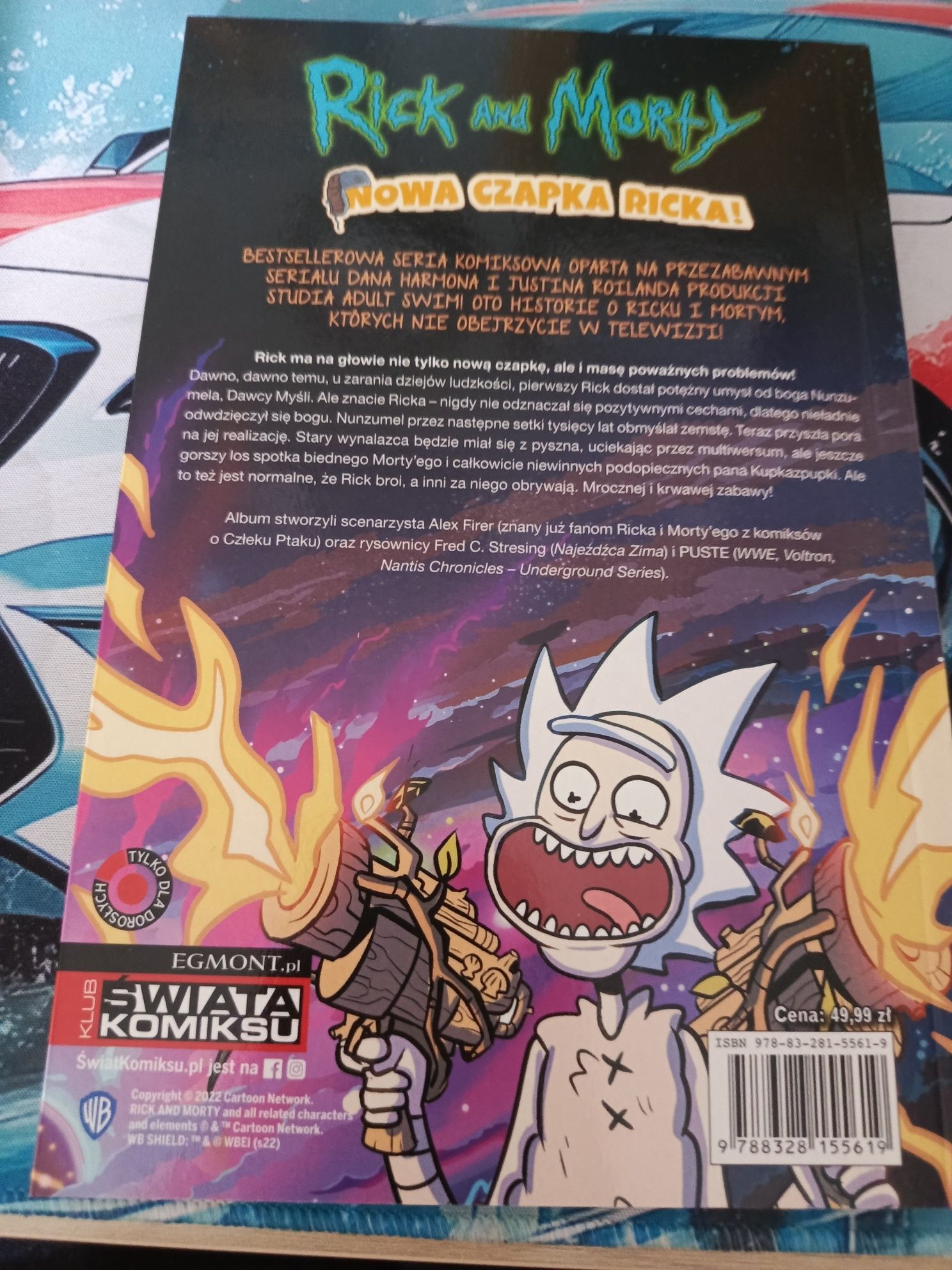 Komiks Rick and Morty „Nowa czapka Ricka!”