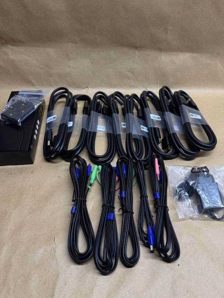 CKL KVM-перемикач з двома моніторами DisplayPort