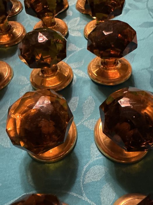 Conjunto de 10 maçanetas/puxadores Vintage