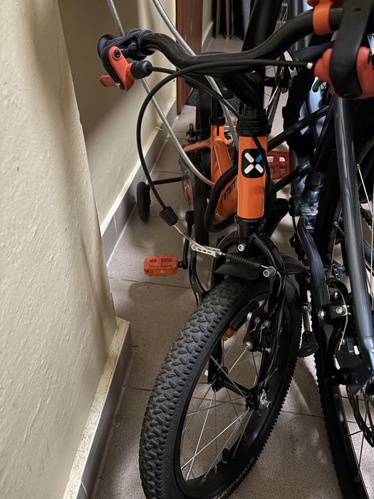 Nowy rower dziecięcy Btwin 500 Robot 16 cali + boczne kółka i uchwyt