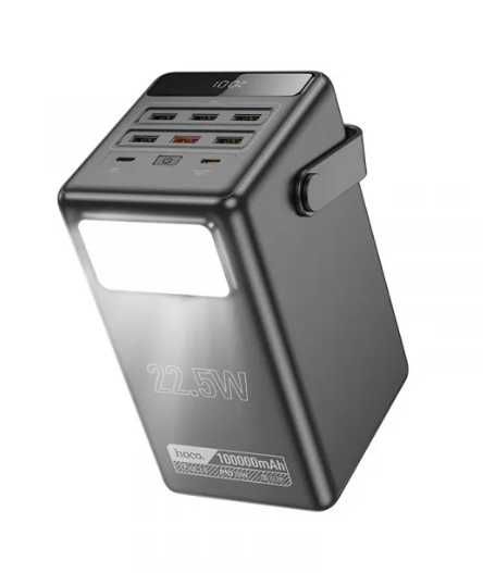 Повербанк большой емкости 100000mAh 22.5W Hoco DB03 Endure с фонариком