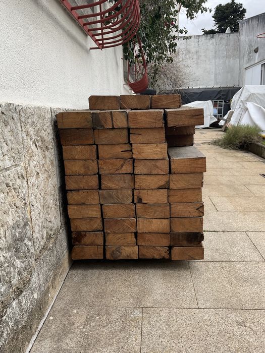 Vigas madeira pitch pine