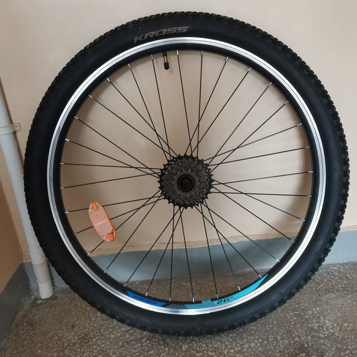 Koło tylne 26" KROSS + wolnobieg 14-28