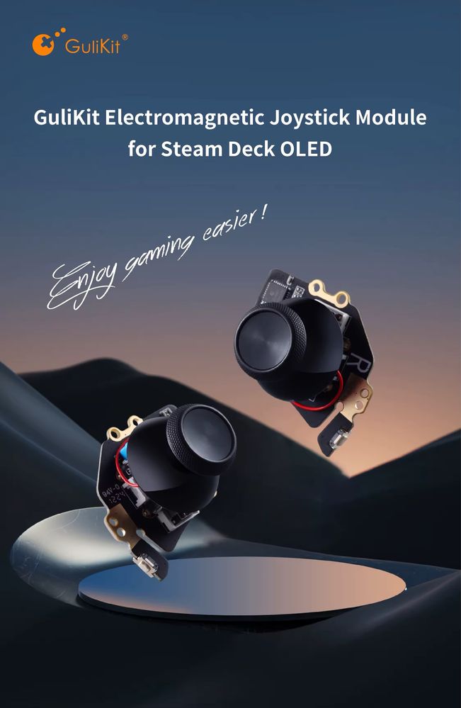 Gulikit SD05 SD02 Стіки Холла для Steam deck OLED LCD