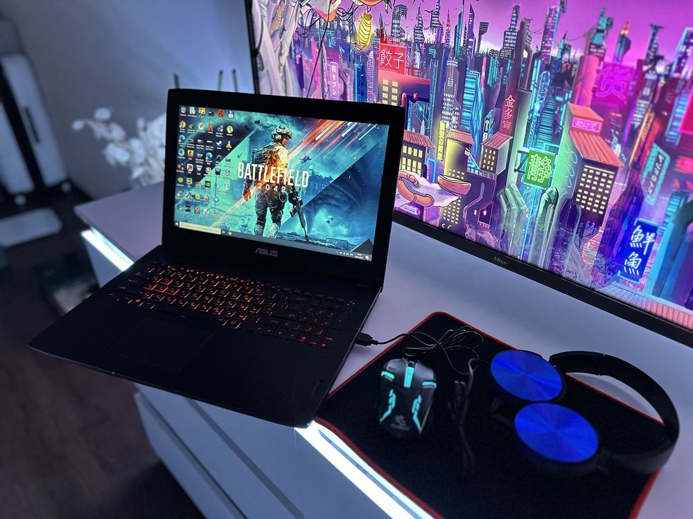 Мощный Игровой Asus ROG 15 + Девайсы