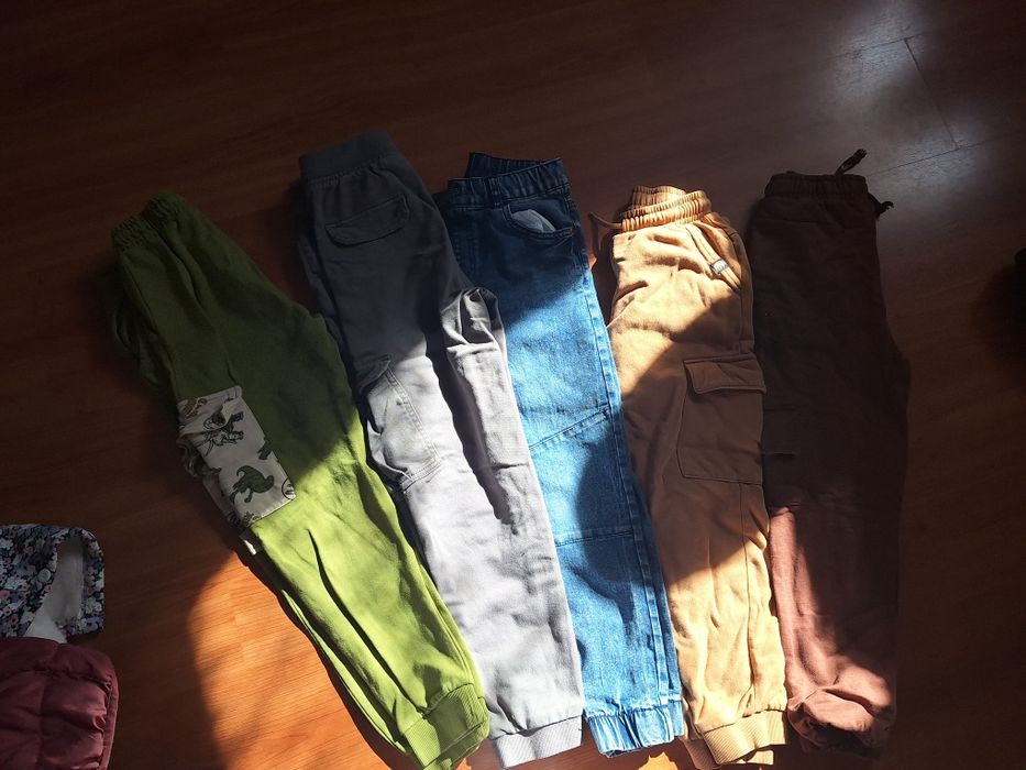 10 par spodni, koszula, sweter