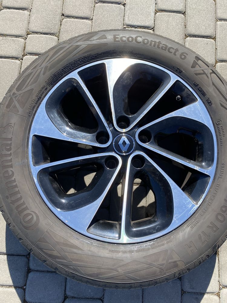 Alufelgi 5x114,3 17 cali Renault Koleos Kajar Captur Scenic 215/60/17