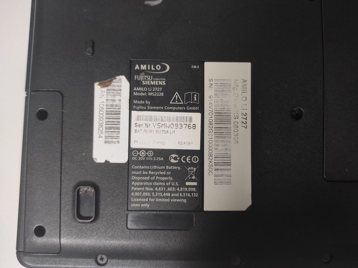 Ноутбук Fujitsu-Siemens Amilo Li2727