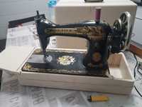 Máquina costura singer electrica com caixa antiga