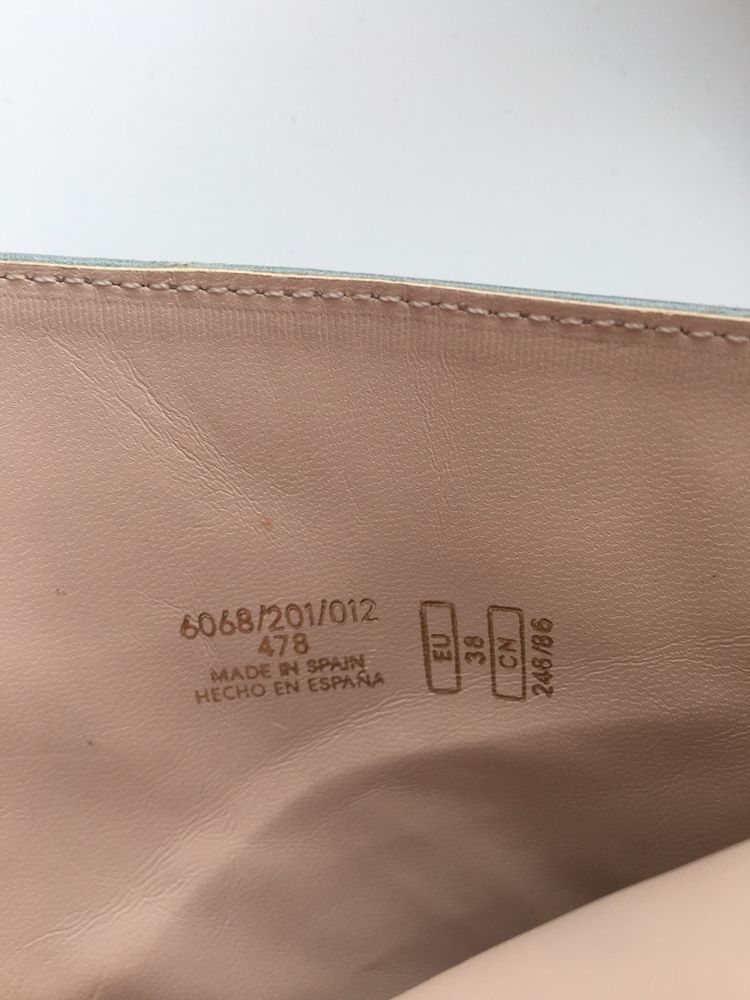 Ботильоны шкіряні Zara 37розмір