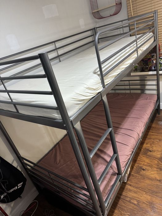 Łóżko pietrowe Ikea Svarta 90x200