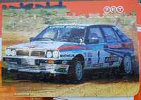 Puzzle Lancia Delta Intregrale Rallye incompleto anos 80