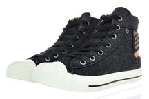 Trampki Damskie Wysokie Buty Sportowe 6141 Rozmiar: 37