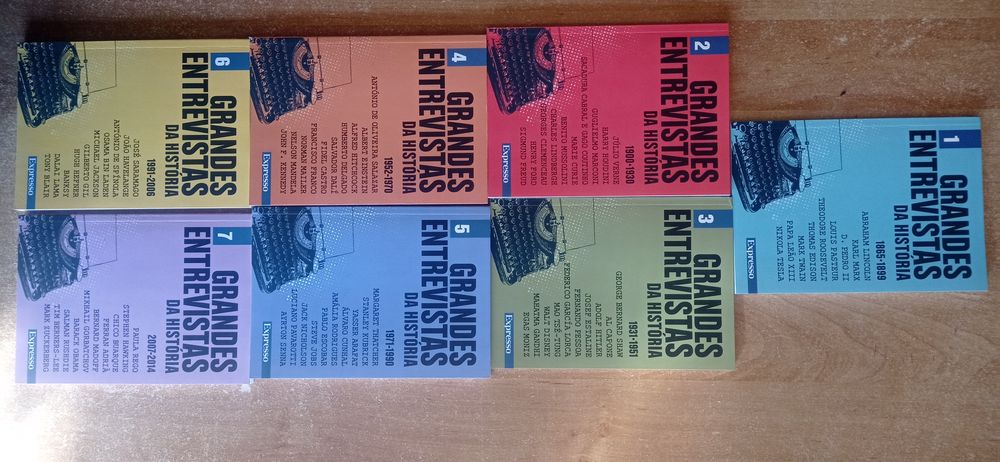 Grandes ENTREVISTAS da História (7 vol.)