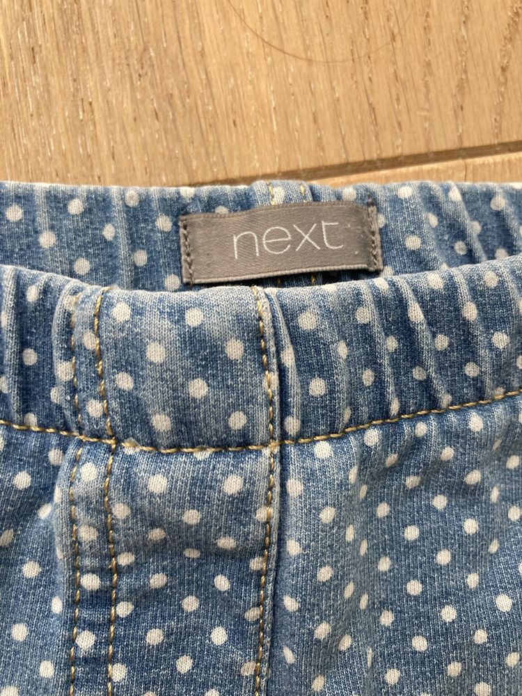 Spodnie jeansy jegginsy Next 74