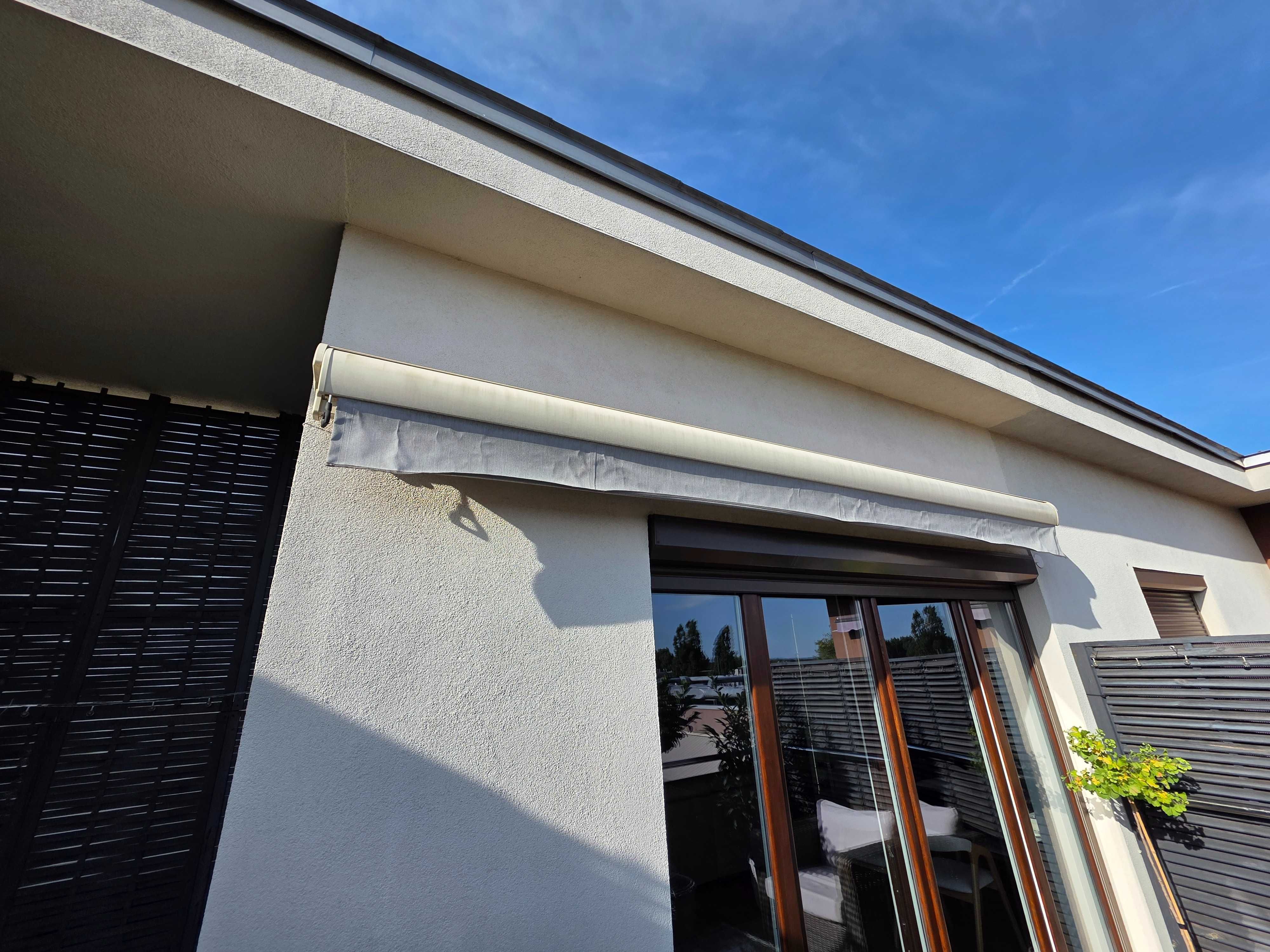Markiza PALLADIO 4m x 2,6m, silnik elektryczny Somfy, czujnik wiatru