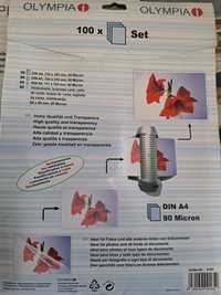 Folia do laminowania OLYMPIA 100 szt, 80 Micron