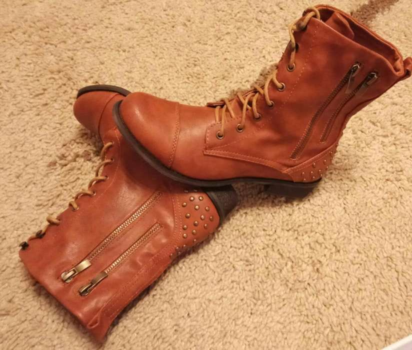 Rude camel botki trapery workery. Rozmiar 36 38
