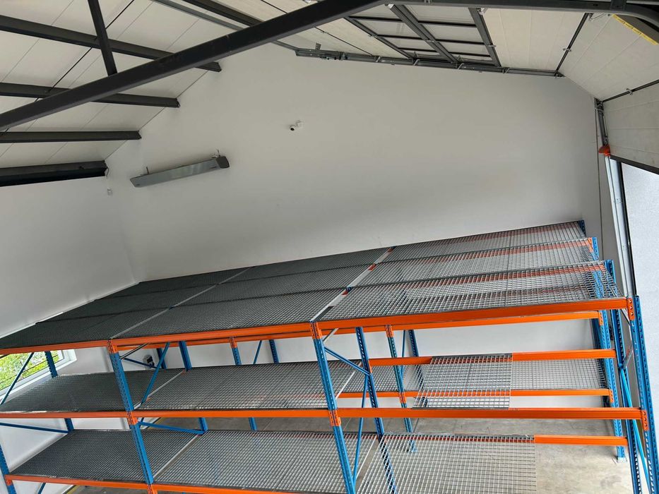 Półpiętro magazynowe antresola podest regały kraty stal pomostowe wema