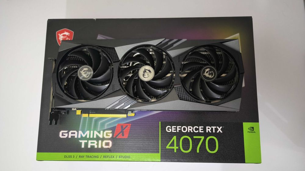 Відеокарта MSI GeForce RTX 4070 Gaming X TRIO ( НА ГАРАНТІЇ )