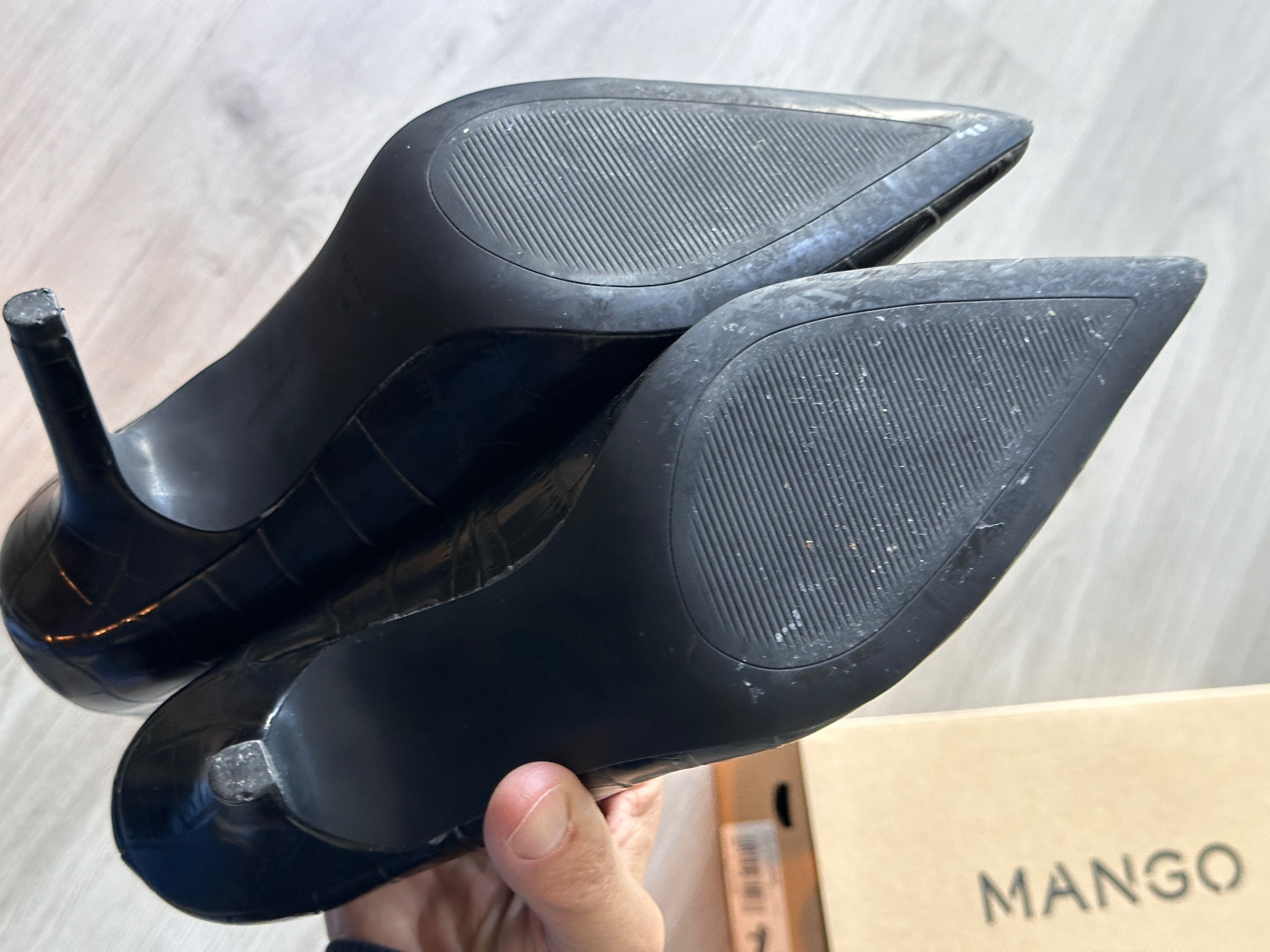 Sapatos Pretos Mango (620 Woman)