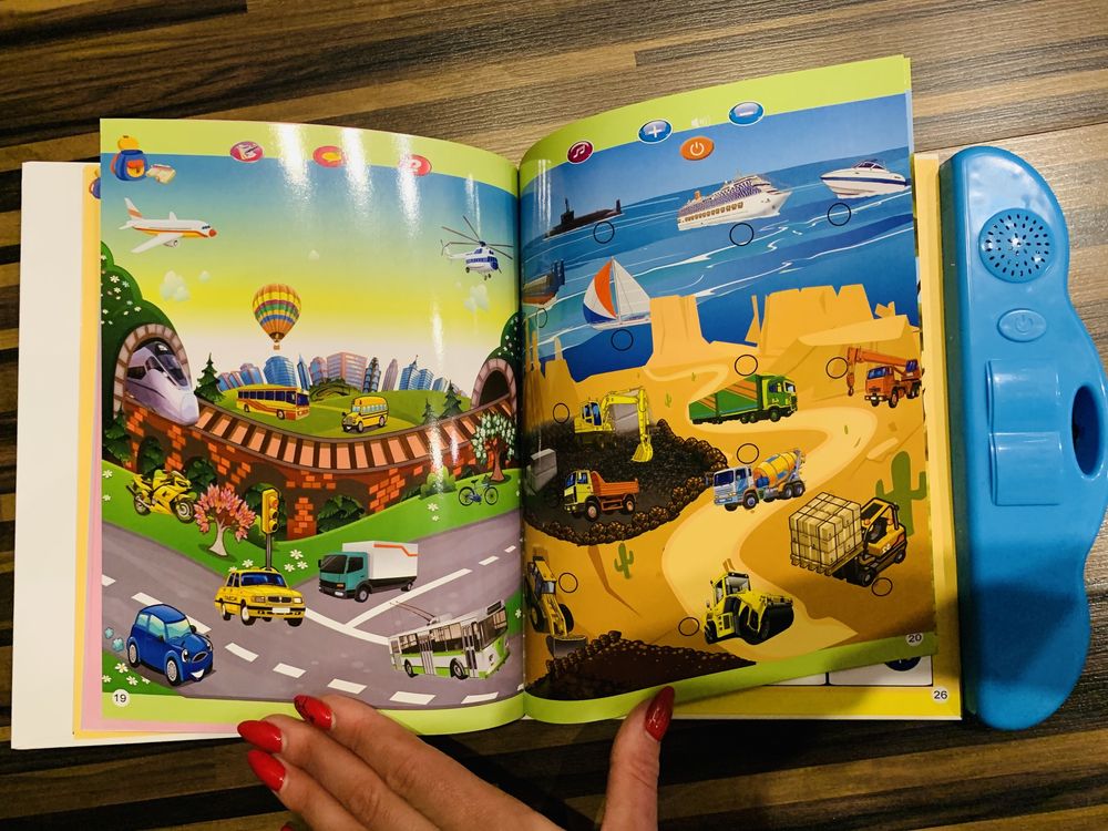 Интерактивная книга: Говорящая книжка, развивающая игрушка, батарейках