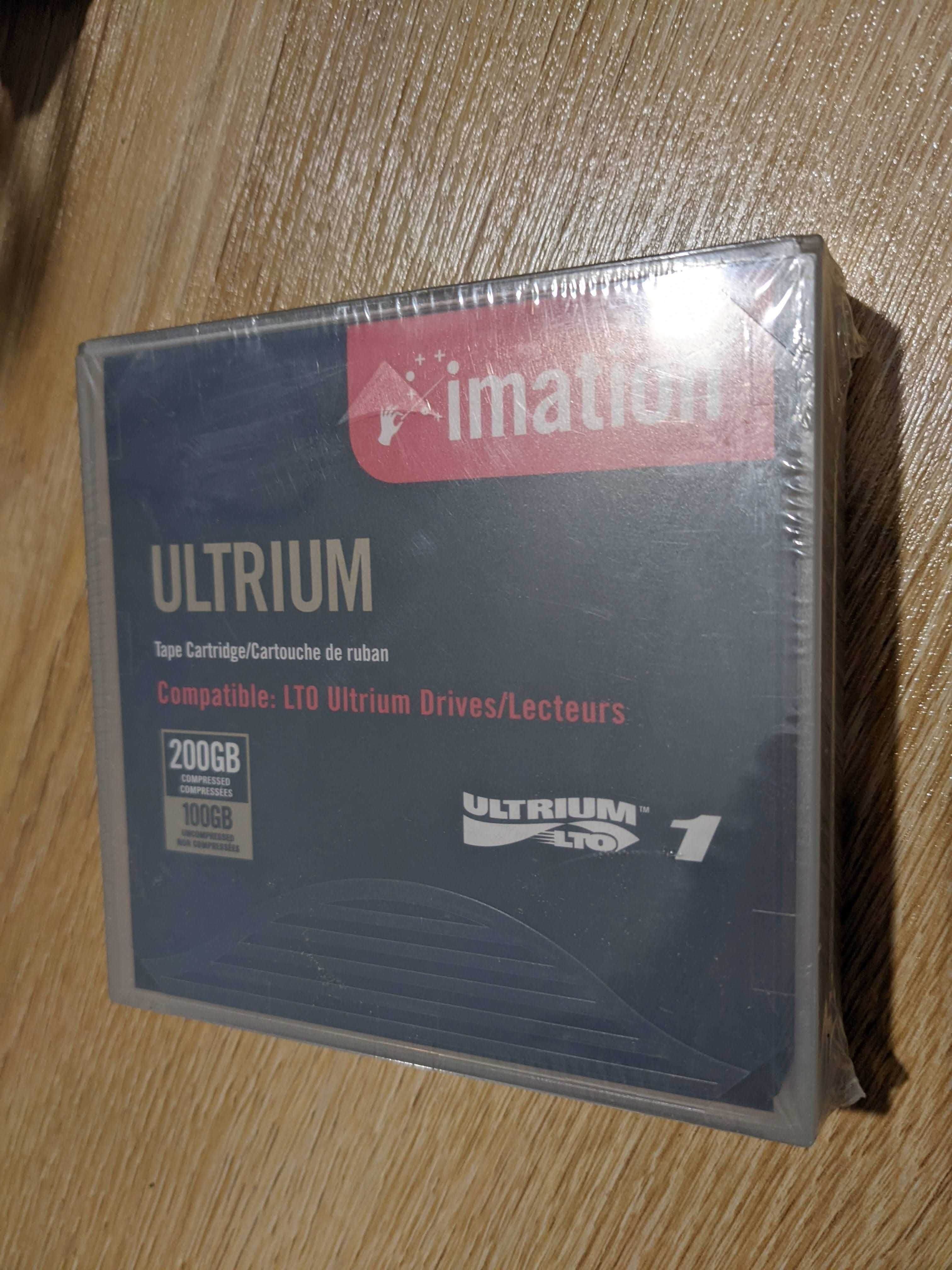 Imation Ultrium LTO 1 100 GB 200 GB data cartridge taśma taśmy backup