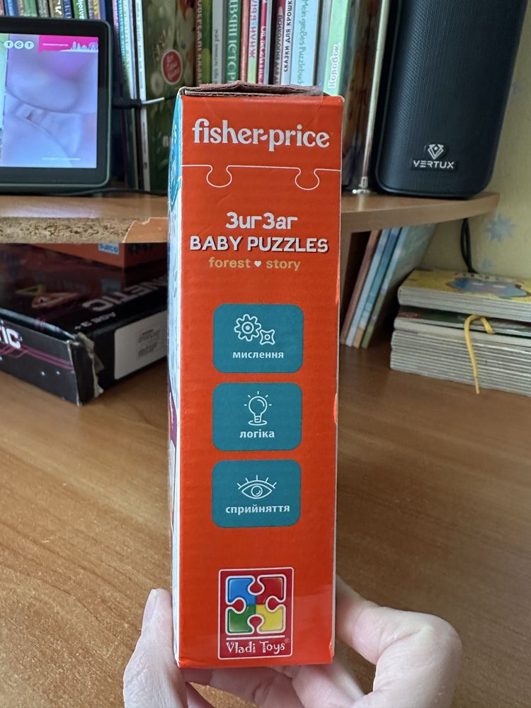 Пазлы картонные (3-4 года) Vladi Toys ЗигЗаг Fisher-Price.