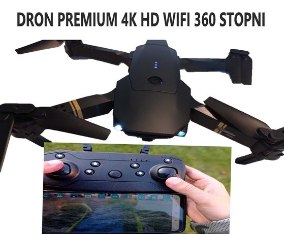 Dron Premium 4K WiFi HD Zawis Akrobacje 360 Lot 15min