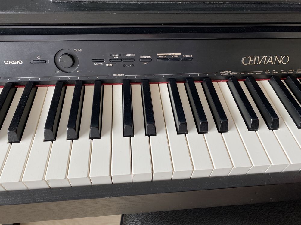 Casio AP 250 pianino elektroniczne, czarne