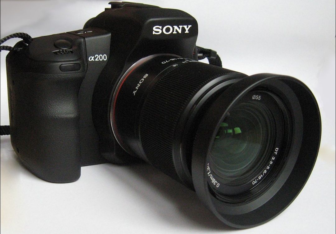 Фотоаппарат Sony alpha dslr-a200 kit 18-70mm