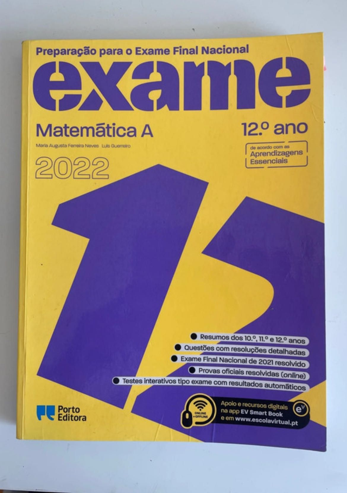 Livro de Preparação para o
Exame Final Nacional de
Matemática A !