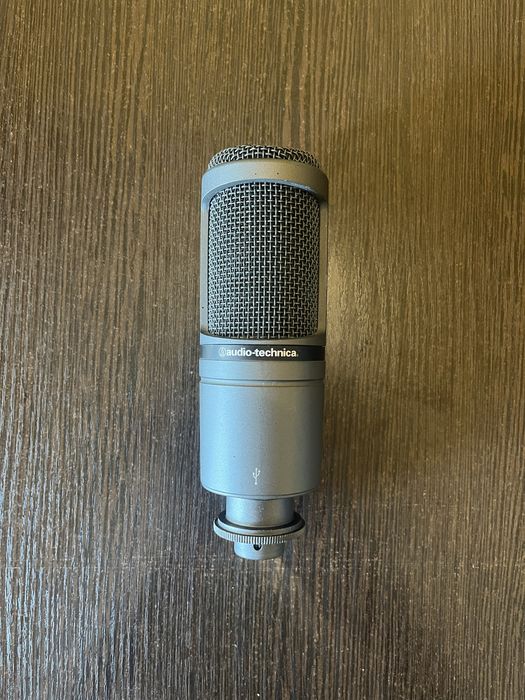 Мікрофон AT2020 USB+ (в коплекті кабель,стійка з поп фільром)