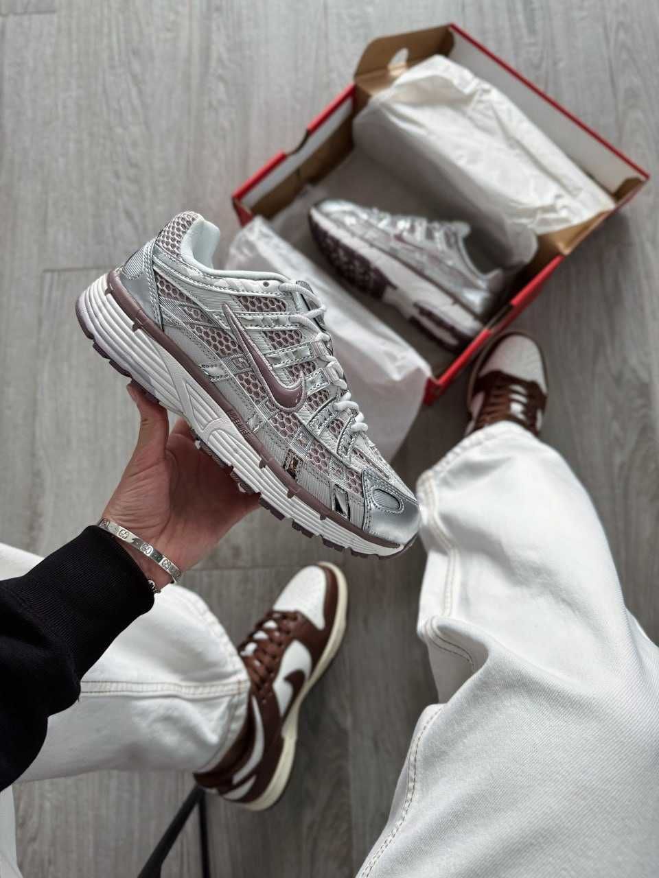Кросівки Nike P-6000 Platinum Violet Vast Grey premium