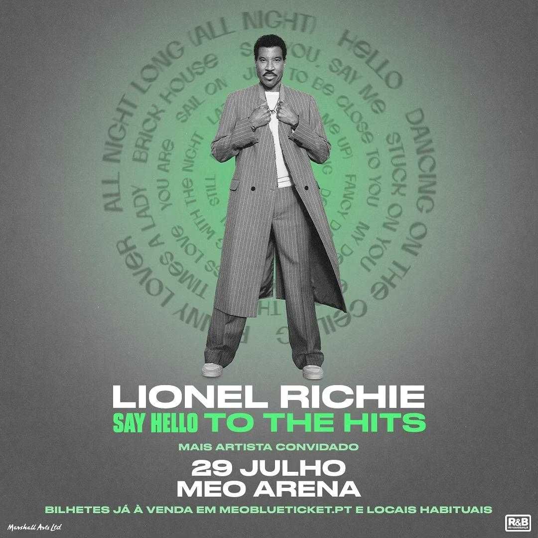 2 bilhetes Lionel Richie