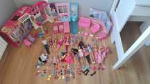 Zestaw Barbie Domek Lalki Akcesoria