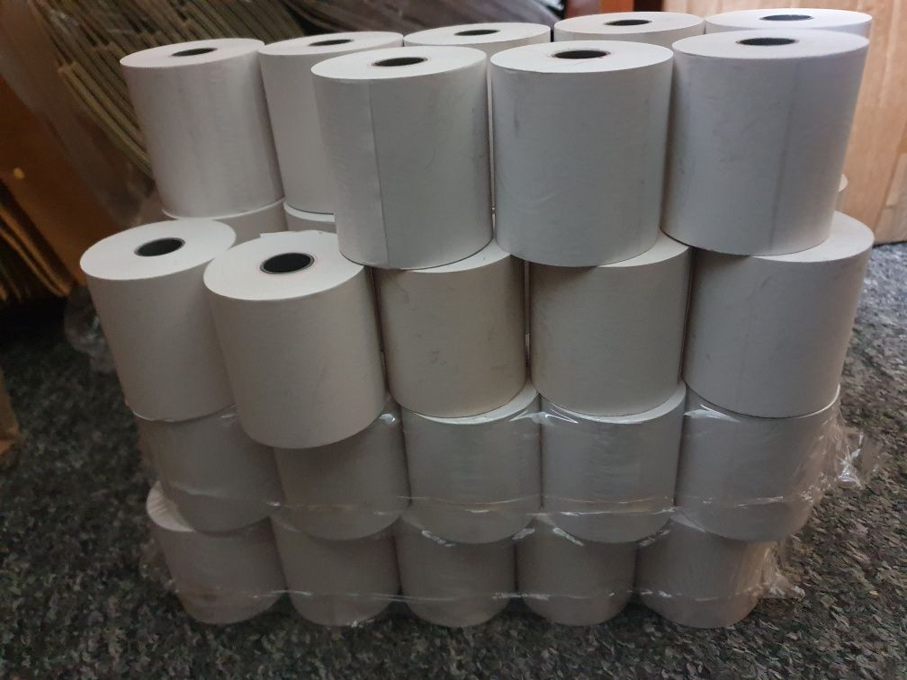 10 szt Rolki termiczne 49/30 do kasy drukarki fiskalnej