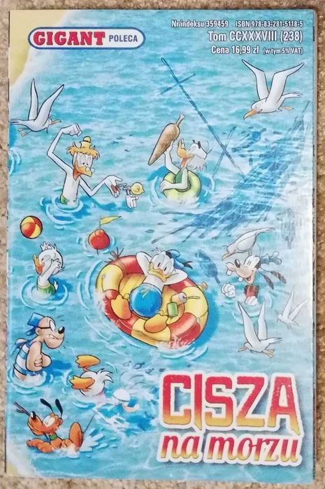 Komiks Gigant Poleca Tom CCXXXVIII (238) - Cisza na morzu