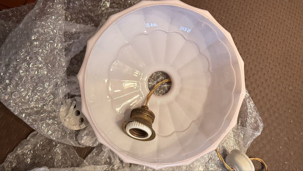 Par de Candeeiros Vintage em Ex estado de conservação