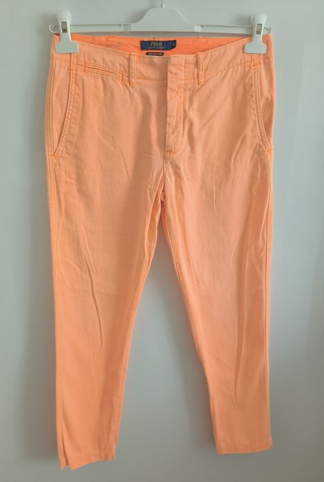 Damskie spodnie chinos Ralph Lauren Quin Boyfriend  W26 L30
