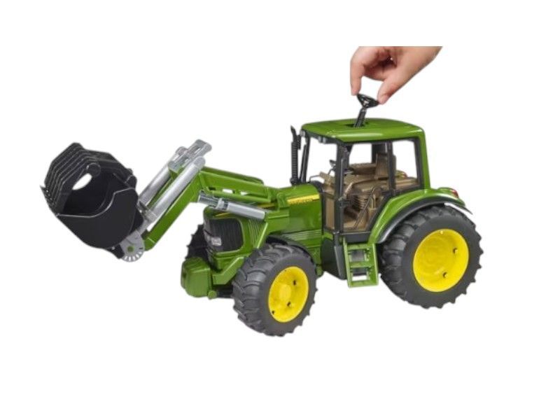 Ciągnik rolniczy John Deere 6920 z przednim ładowaczem Bruder
