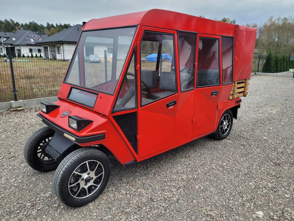 Melex 4 osoby + skrzynia kabina alufelgi po remoncie transport Straż