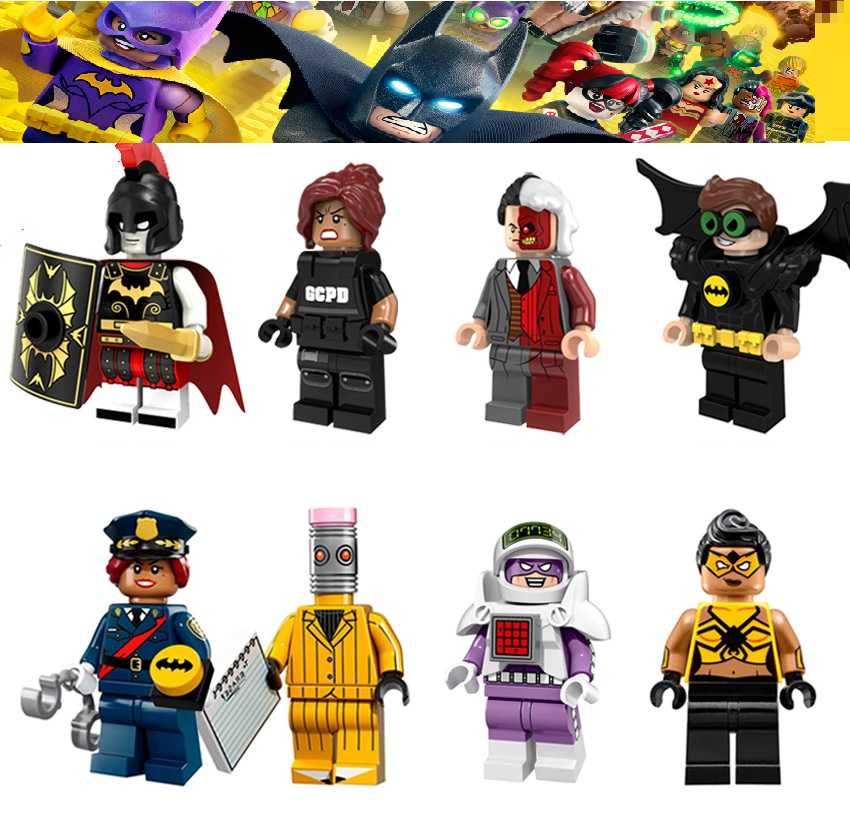 Coleção de bonecos minifiguras Super Heróis nº65 (compatíveis Lego)