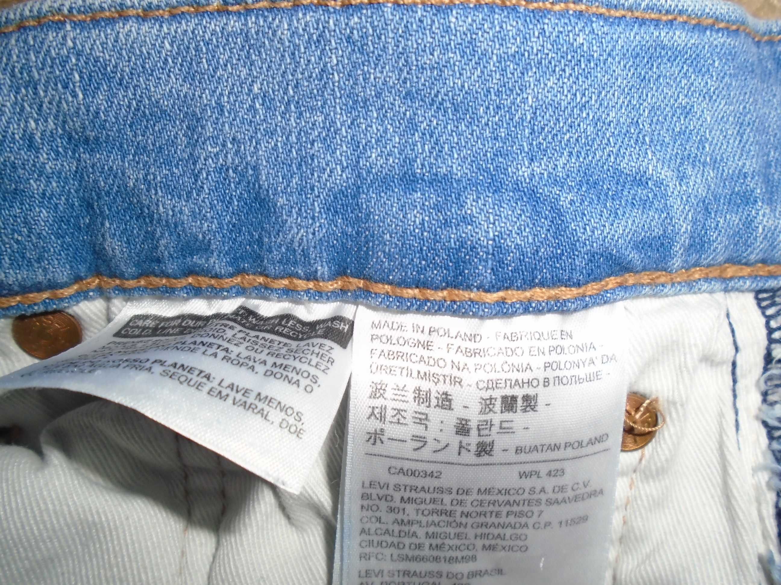 Джинсы Levis 512 USA W30 L34