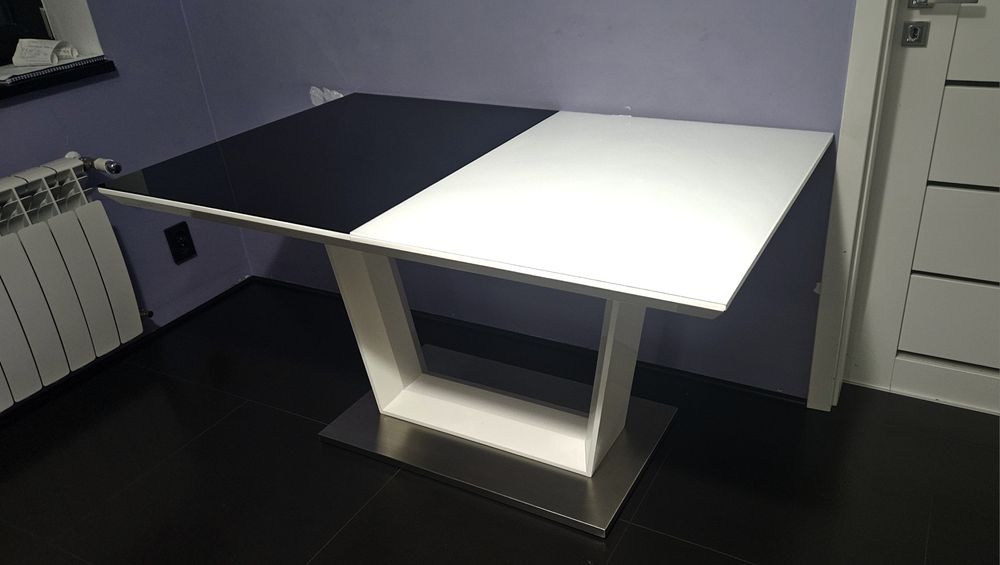 Stół Kuchenny z Krzesłami Solidny Rozkładany