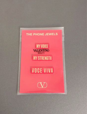 Valentino Beauty phone jewels naklejki wypukłe 3D na telefon