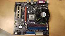Płyta główna ECS P4M890T-M2, RAM 1,5GB, procesor Intel Celeron 3,2 GHz